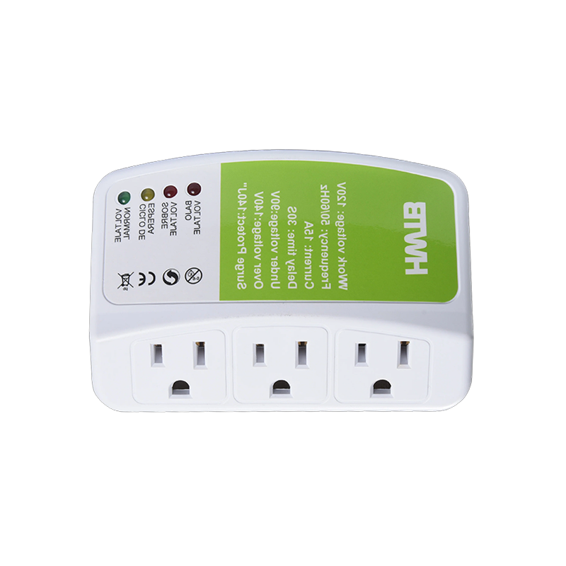 HWTB-V005110V-US 15A Multiplex Outlet Automatic intentione Surge Protection